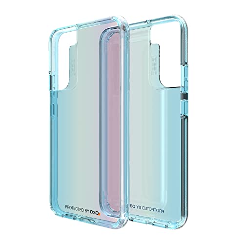 ZAGG Gear4 Milan coque S22+ design transparent Aurora et chargement sans fil