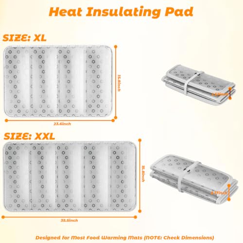 Image of Heat Resistant Mats for Countertop, 35.4x15.7 in