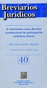 Paperback REFERENDUM COMO DERECHO CONSTITUCIONAL DE PARTICIPACION 40 [Spanish] Book
