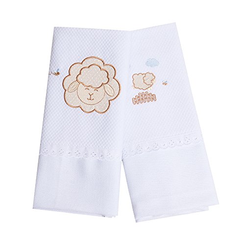 Papi Textil Cueiro Manta Bordados Papi 80Cm X 80Cm Contem 02 Un