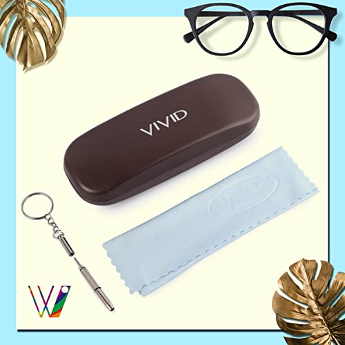 Image of VIVID Vision Unisex Adult Lightweight Eyewear Specs Case Cover | Protect Eye Glasses | Chashma Dibbi | Spectacle Box