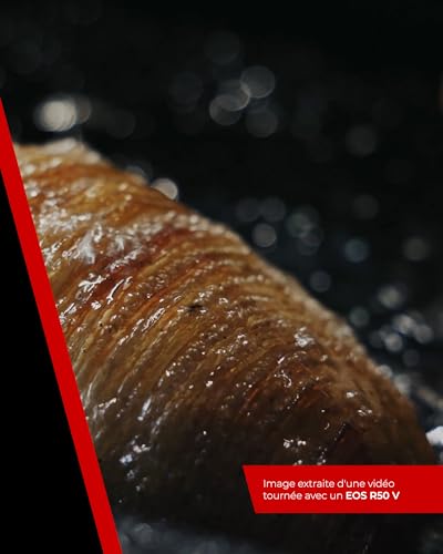 Canon EOS R50 V + RF-S 14-30mm F4-6.3 is STM PZ - Appareil pour Le Vlog Compatible avec l'Objectif Canon RF | Matériel pour Créateurs de Contenu | Vlog et Voyage | Connexion Bluetooth