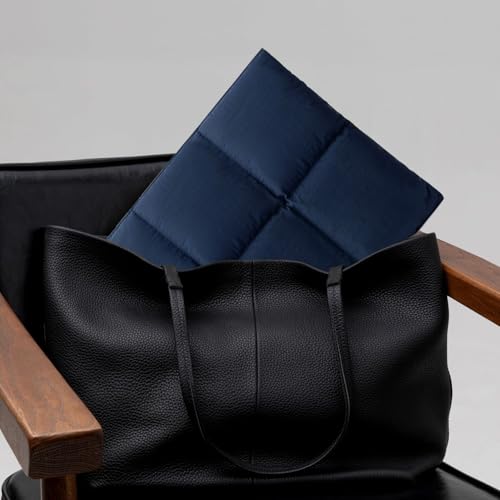 Image of ProElite Puffy Tablet sleeve Case upto 13.3 inch for Samsung Galaxy Tab S10 Fe+ /S9 FE+ /S7+ /S8 Plus /S9 Plus /S7 FE 12.4 inch, iPad Pro 12.9 inch, MacBook Air /Pro Retina, Microsoft Surface Pro 4 /5 /6 /7 /8 /9, Dark Blue