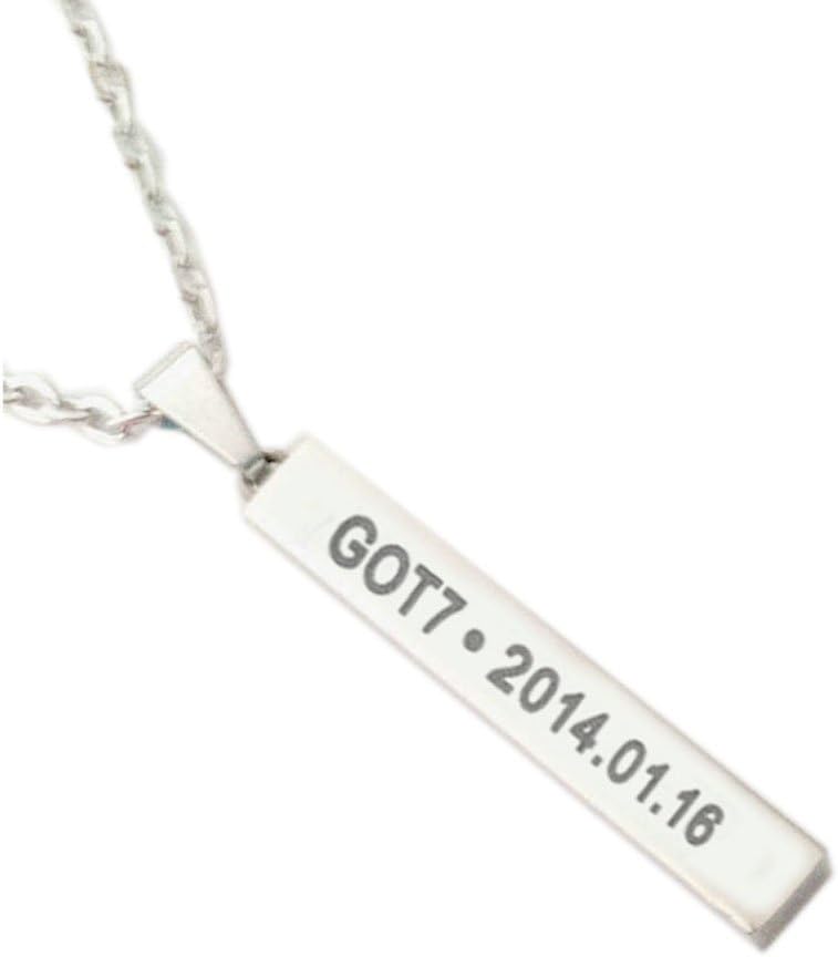 ALLDECORKpop GOT7 Pendant Necklace Stainless Steel Sweater Chain Fashion (GOT 7)