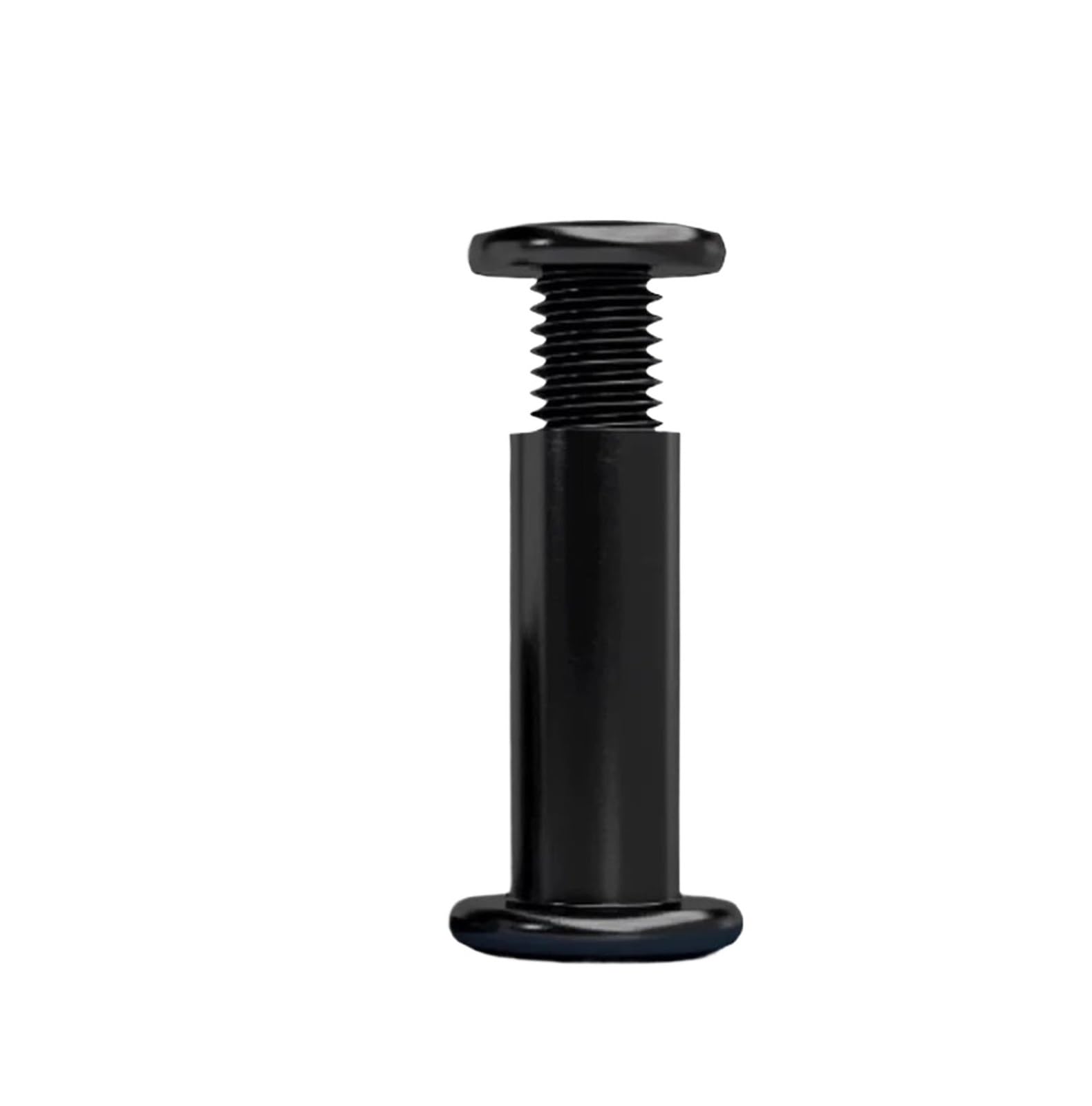 Juego De 10-50 Pernos Conectores for Muebles M6 M8, Tuercas Ciegas, Tornillos Cabeza Plana, Perno Con Hexagonal, Tuerca Manga Junta Inserción, Acero Al Carbono Negro(8x18mm-8x35mm(20set))