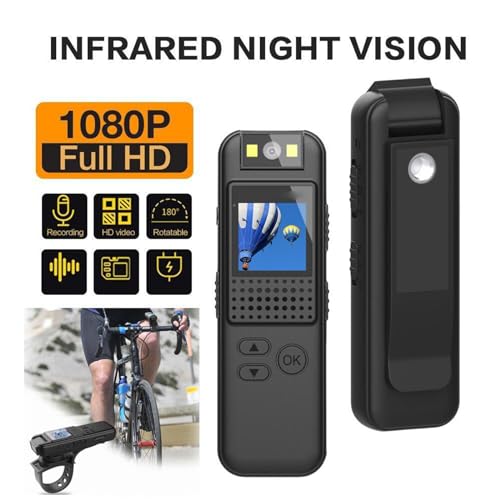 Image of Digital Camera 1080P Recorder Portable Small Camera HighDefinition Night Wide Angle Mount Motorbike Record Device Video Photography Equipment