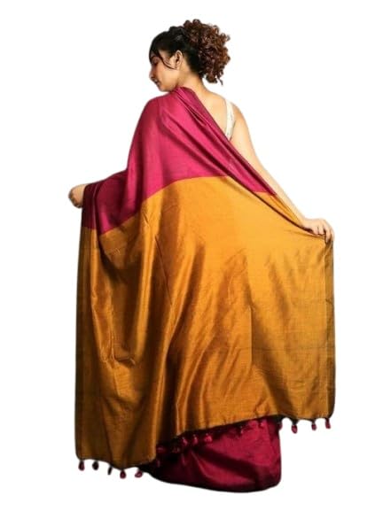 Handloom Cotton Silk Women's Saree|Traditional, Ethnic, Comfortable, Breathable, Lightweight|SL_71-image-34