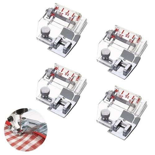 4 Piezas Pie Prensatelas Ajustable para Máquina de Coser miniatura 1