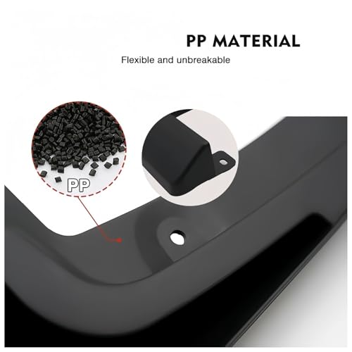 Guardabarros para coche Tesla Model S 2012-2016 que evitan daños de gravilla 5