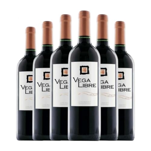 Vega Libre Negre Medium Utiel-Requena Joven 75 cl Vino tinto (Caja de 6 Botellas de 75 cl)