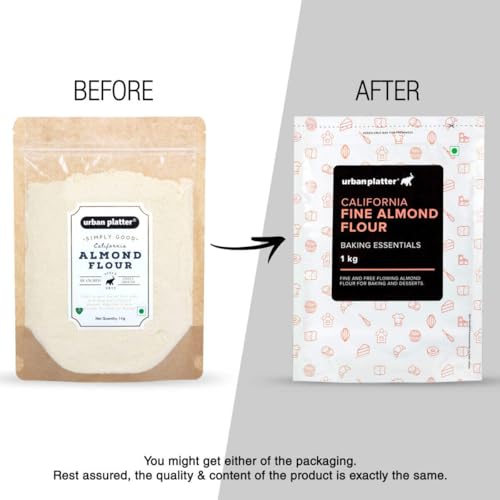 Image of Urban Platter California Blanched Almond Flour, 1kg (Naturally Gluten-Free | Finely Milled | Low-Carb | Ideal for Baking & Keto Recipes)