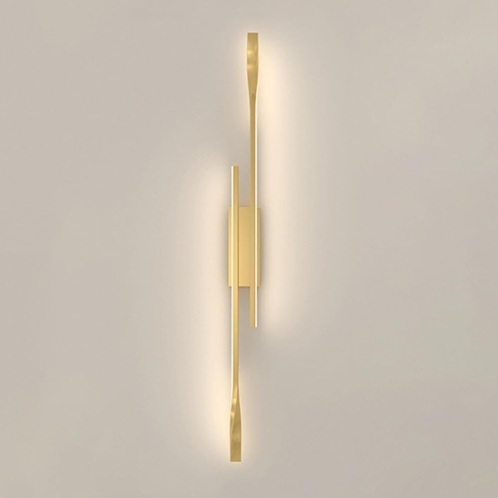 Nowoczesna narożna lampa ścienna LED Długie ściemnialne oświetlenie liniowe do przedpokoju sypialni kuchnia wyspa bar salon łazienka