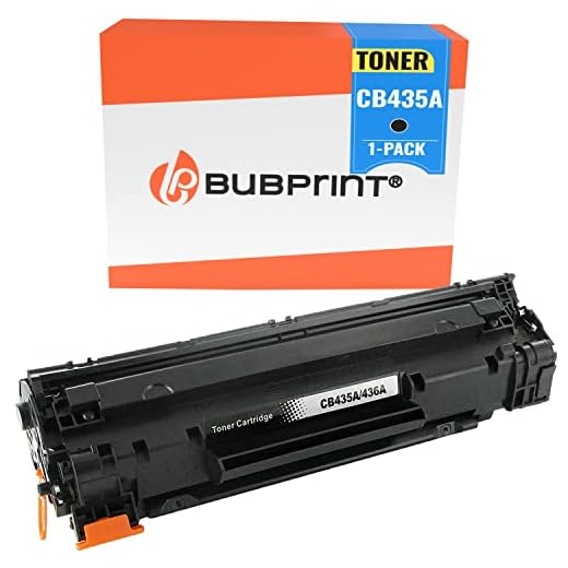 Bubprint toner kompatibel med HP 35A CB435A för LaserJet P1005 P1006 P1007 P1008 P1009 2 000 sidor svart