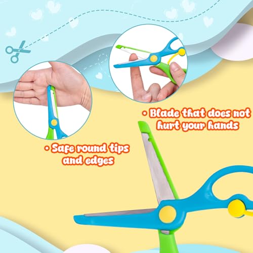 Tesoura de treinamento LovesTown, 6 pcs Training Scissors, 1