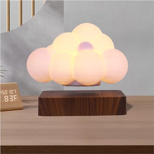 SinSed-Floating Cloud Lamp - 360-degree Floating, 3 Lighting Modes, Perfect for Office, Bedroom, and Home décor, yellow-brown, Xfy-1