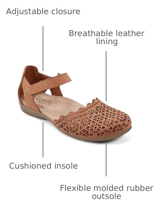 Image of Earth Footwear Women's, Bronnie Sandal, Medium Natural 101,11 M