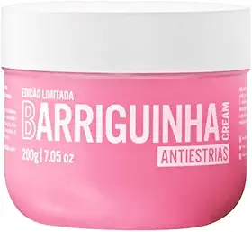 Beleza Brasileira BB Barriguinha Cream Antiestrias 200g - Creme Corporal, Hidratação profunda, prevenção e tratamento de estrias, ideal para gestantes e pós parto