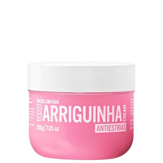 Beleza Brasileira BB Barriguinha Cream Antiestrias 200g - Creme Corporal, Hidratação profunda, prevenção e tratamento de estrias, ideal para gestantes e pós parto