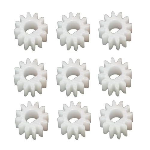 Industry 15 Teeth 8.5mm Diameter D-shape Hole Blue Plastic Gear 15T Motor Retarding Device Main Shaft Gears 3/ 4/ 2.3/ 3.17mm ( Hole Diameter : 4mm D shape Hole , Number of Teeth : 15T White x10PCS )