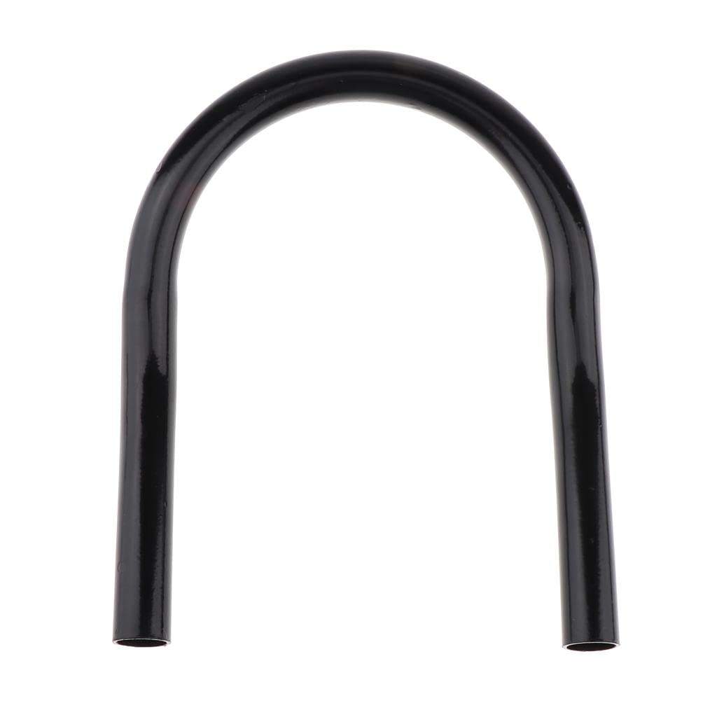 SECRET DESIRE Upswept Cafe Racer Seat Frame Hoop Loop Metal 175mm for Motorcycle Black-image-18