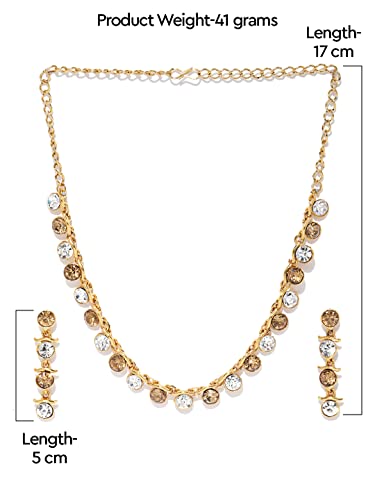 Women's Tone Contemporary Look Stylish Necklace Set