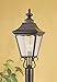 Cal Lighting OL-139PS-BK Transitional 120V,E27,150W Max,9 1/2 X 23 1/2,Sb in Bronze/Dark Finish,