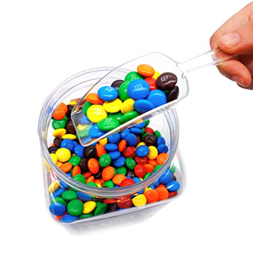 Tytroy 12Pc Small 6" Clear Acrylic Plastic Kitchen Candy Dessert Buffet Food Candy Popcorn Sugar Scoops (12 Pc) #TOP2