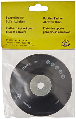 Klingspor 126347 - ST 358 A Support Plate, Diameter 125, Packaging Unit 1 - Thread M14 - Image 2