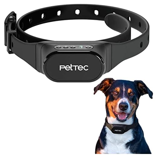 PetTec Antibark Vibra Trainer 2.0 Collar de adiestramiento con señal de vibración o Sonido automática (7 Niveles), Entrenamiento de Perros antiladridos, con batería, Resistente a la Intemperie