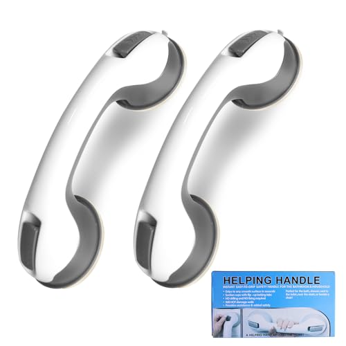 Meleg Otthon Suction Grab Rails for Bathroom,Safety Hand Rail Support with Suction Cup Fitting,Shower for Elderly, Disabled Injured(2)