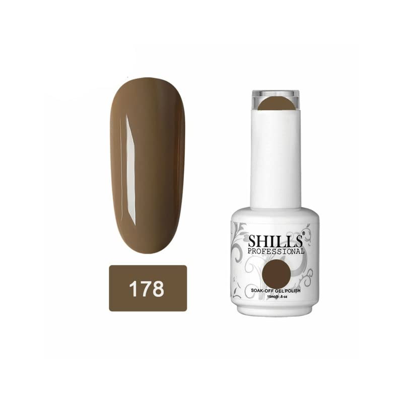 Image of SHILLS PROFESSIONAL UV /LED Soak Off Gel Polish (Gel nail polish) Nail art nail polish Color Shade 178