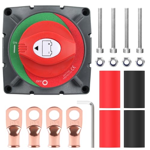 High Current Marine Battery Disconnect Switch (12V-48V)