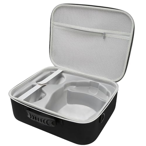 Estuche Rígido de Transporte para PS VR2, Estuche de Viaje de Doble Capa EVA con Correa Ajustable, Se Adapta a Accesorios de Controladores de Auriculares 15.94x13x6.3in para Almacenamiento