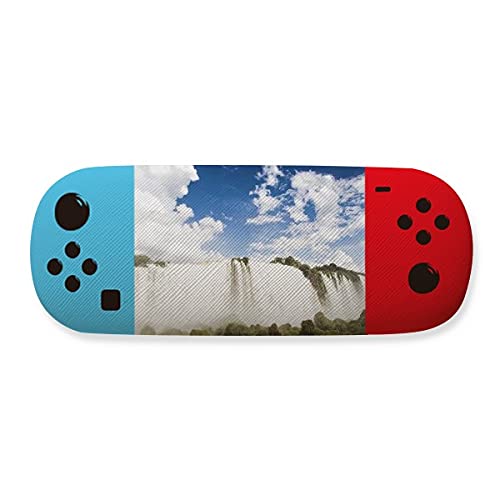 Lunettes de jeu étui cascade forestière rigide à fermeture sécurisée