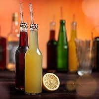 HALM Glas Strohhalme Wiederverwendbar Trinkhalm - 50 Stück gerade 30 cm - für Gastronomie, Restaurant, Bar, Cafe, Hotel - Spülmaschinenfest - Glastrinkhalme Glasstrohalme für Long-Drinks, Smoothies – Ansicht 5
