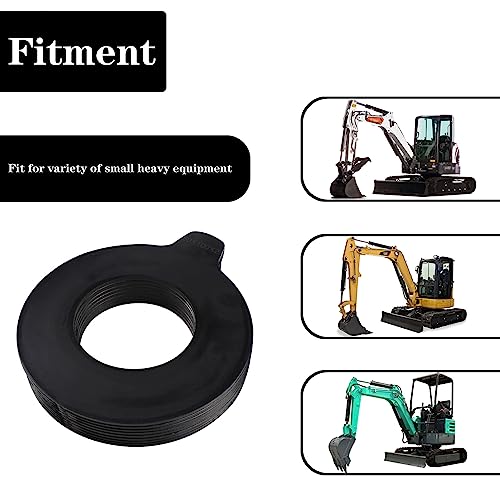 Image of 8 x 50mm Bucket Pin Shim Kit for Excavator and Skid Steer 2mm Thickness Fit for Cat Bobcat Deere Komatsu