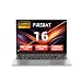 FIREBAT Laptop, 16 Inch 2560×1600 QHD, AMD Ryzen 5 6600H, Radeon 660M Graphics Card, DDR5 RAM, PCIe SSD, for Students/Individual/Profess... - Grey【U6B】