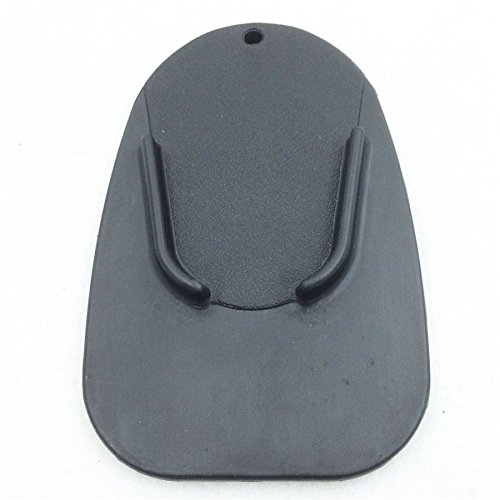 HK MOTO- Black kickstand plate pad Universal Suzuki Kawasaki Yamaha Ducati