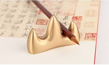 Amazon | 筆置き ミニ 文鎮 竹 山型文鎮 波型 置物・オブジェ 装飾品