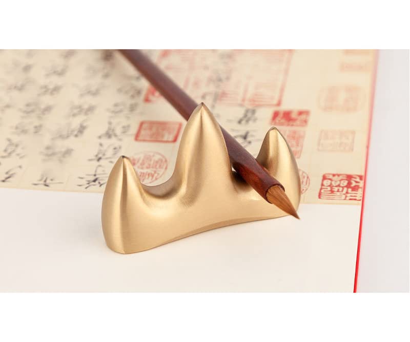 Amazon | 筆置き ミニ 文鎮 竹 山型文鎮 波型 置物・オブジェ 装飾品