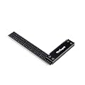 Woodraphic 8 Inch Precision Square – CNC Machined Aluminum Layout and Measuring Tool for Woodworking, Furniture, Cabinetry, Framing, Carpentry, and Joinery – Right Angle Marking Ruler
