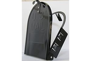 "Get Your Mail Safely with Our 'Snap-in' Magnetic Mailbox Door Replacement Kit"