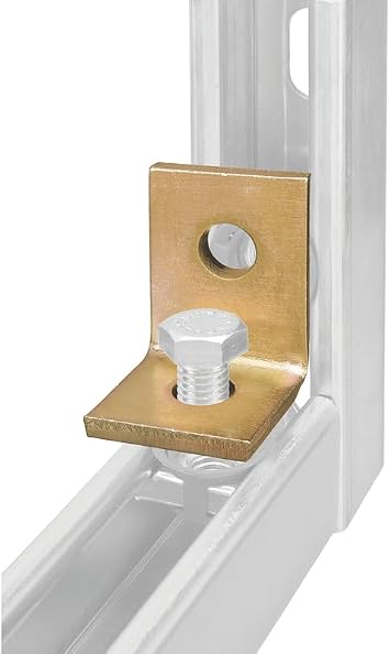 ZAB201-10 90 Degree Gold/Galv Angle Fitting