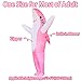 Poptrend Adults Inflatable Halloween Costumes Blow Up Pink Shark Costume for Halloween, Birthday Gift Cos Play Party (Pink Shark Costume)