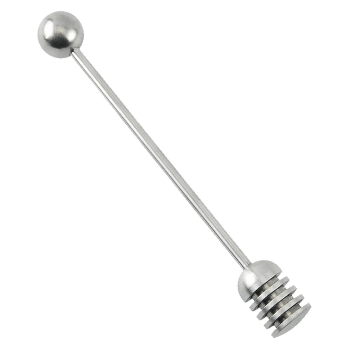 SHOWERORO Dish Rack Honey Honey Server Drying Rack Honeycomb Wand Honey Wand Supplies Muddler Metal Honey Dipper Stick Simple Syrup Honey Stirrer Coffee 304 Stainless Steel Tool