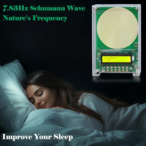 adjustable frequency generator for healing 001hz-299khz 783hz schumann resonance generator sine wave frequency healing device for improving sleep amp meditation usb powered