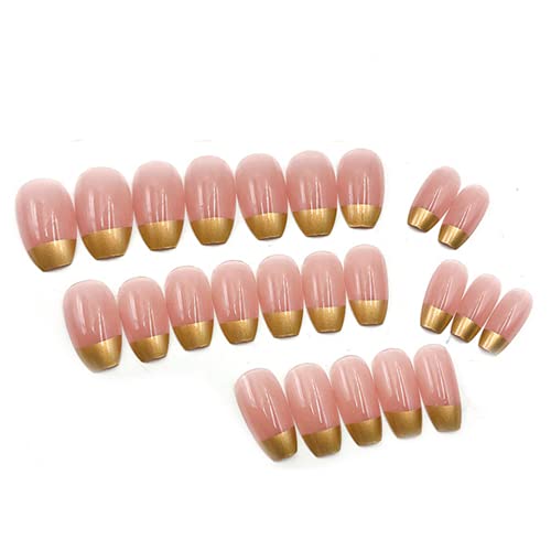 KJDSE Nagelsticker Nagelfolie Selbstklebend Nagellack Sticker 1 Set 24pcs Design Selbstklebende Maniküre Einfarbig… – Bild 3
