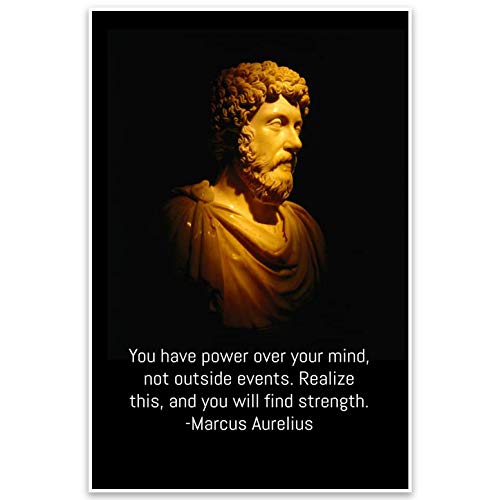 Marcus Aurelius Motivational Quote Wall Art Poster