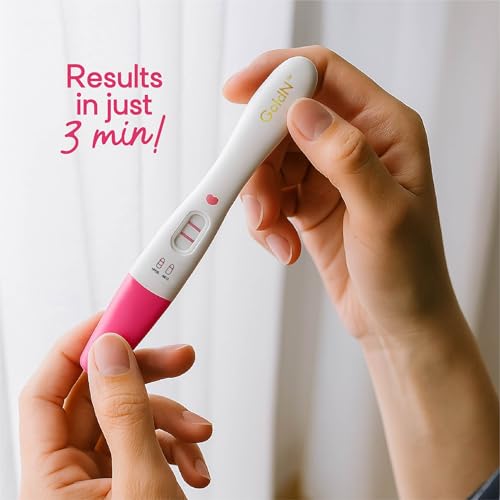 Image of GoldN Early Detection Pregnancy Test for Women - HCG Midstream Kit | 99% Accurate & Easy-to-Use | Fast Results with Pink Heart Indicator | Mess-Free, FDA-Approved, Discreet Strips | 2 Tests