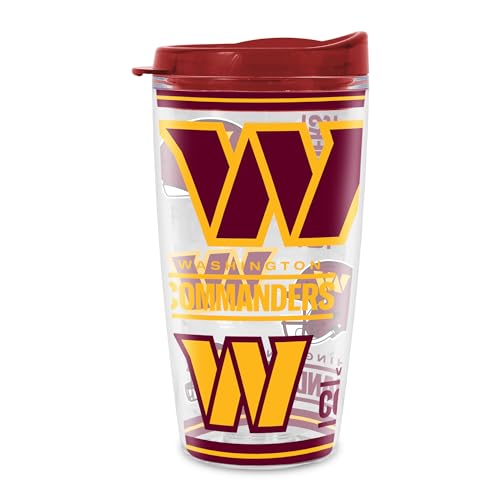 Image of Rico Industries NFL Football Double Wall Mayhem 16oz Tritan Tumbler W Lid